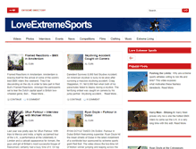 Tablet Screenshot of loveextremesports.com